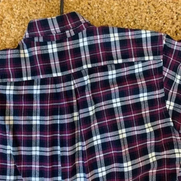Men's sz XS uniqlo buttondown plaid shirt - Picture 5 of 5